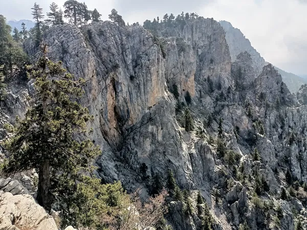 Kızıldağ Yaylası'nda yüksek dağlık alan ve sisli manzara.