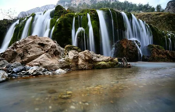 Aladağ Ağcakise Başpınar Bici ve Kosurga yaylalarında huzur verici şelale