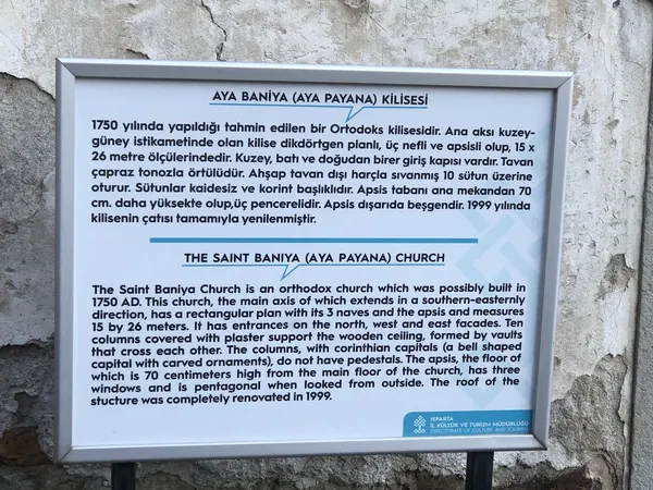 Isparta Aya Payana Kilisesi: Isparta'nın Tarihi İnanç Merkezi Rehberi